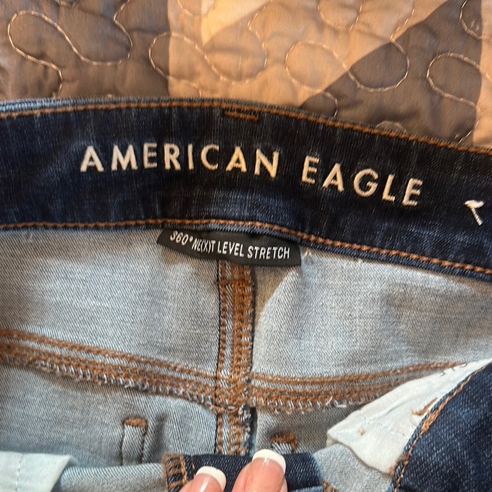American Eagle Outfitters Women's Dark Blue Jeggings